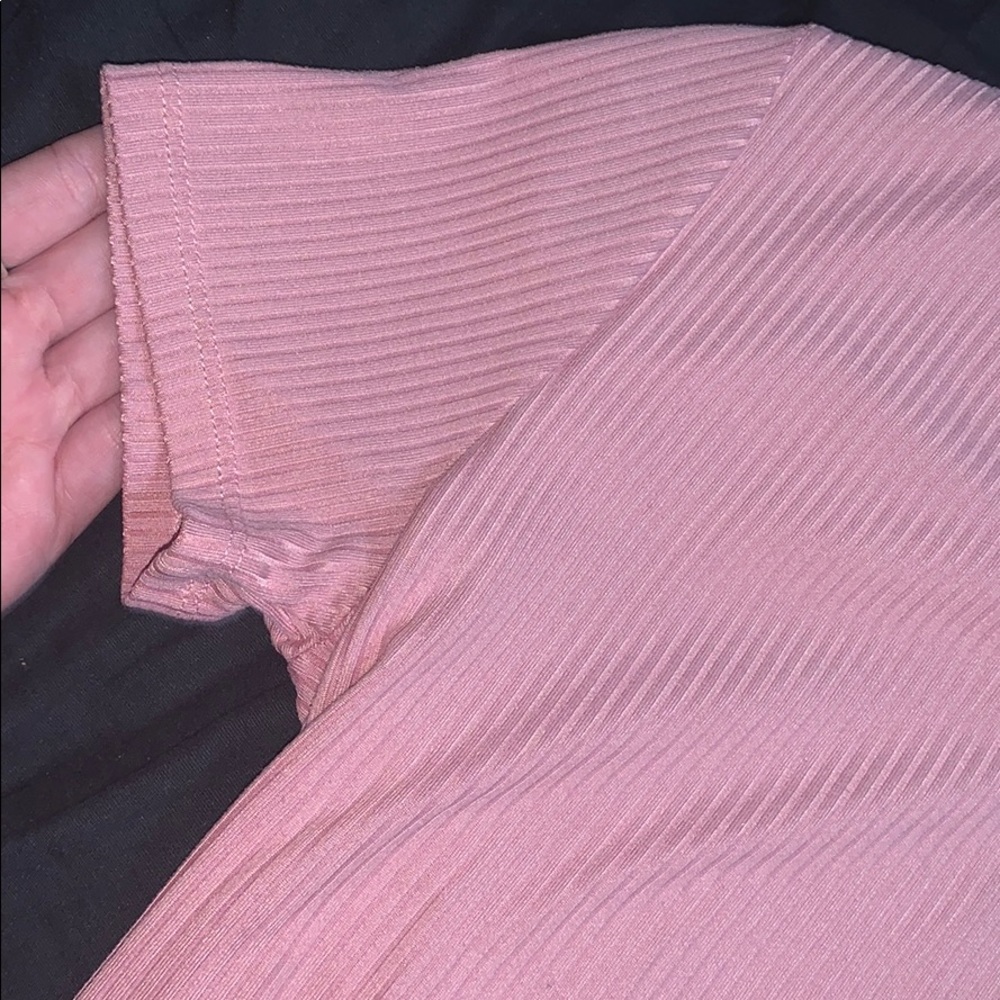 Pink Ribbed Shirt - Picture 3 of 3